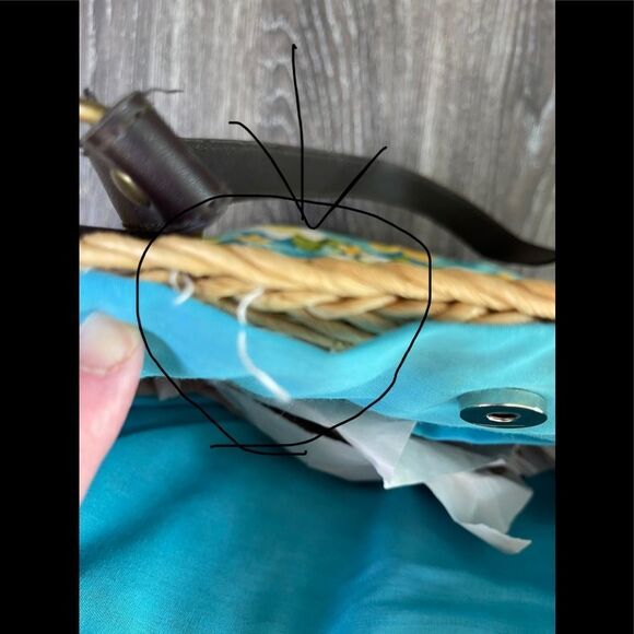 Straw Shoulder bag - Picture 9 of 9